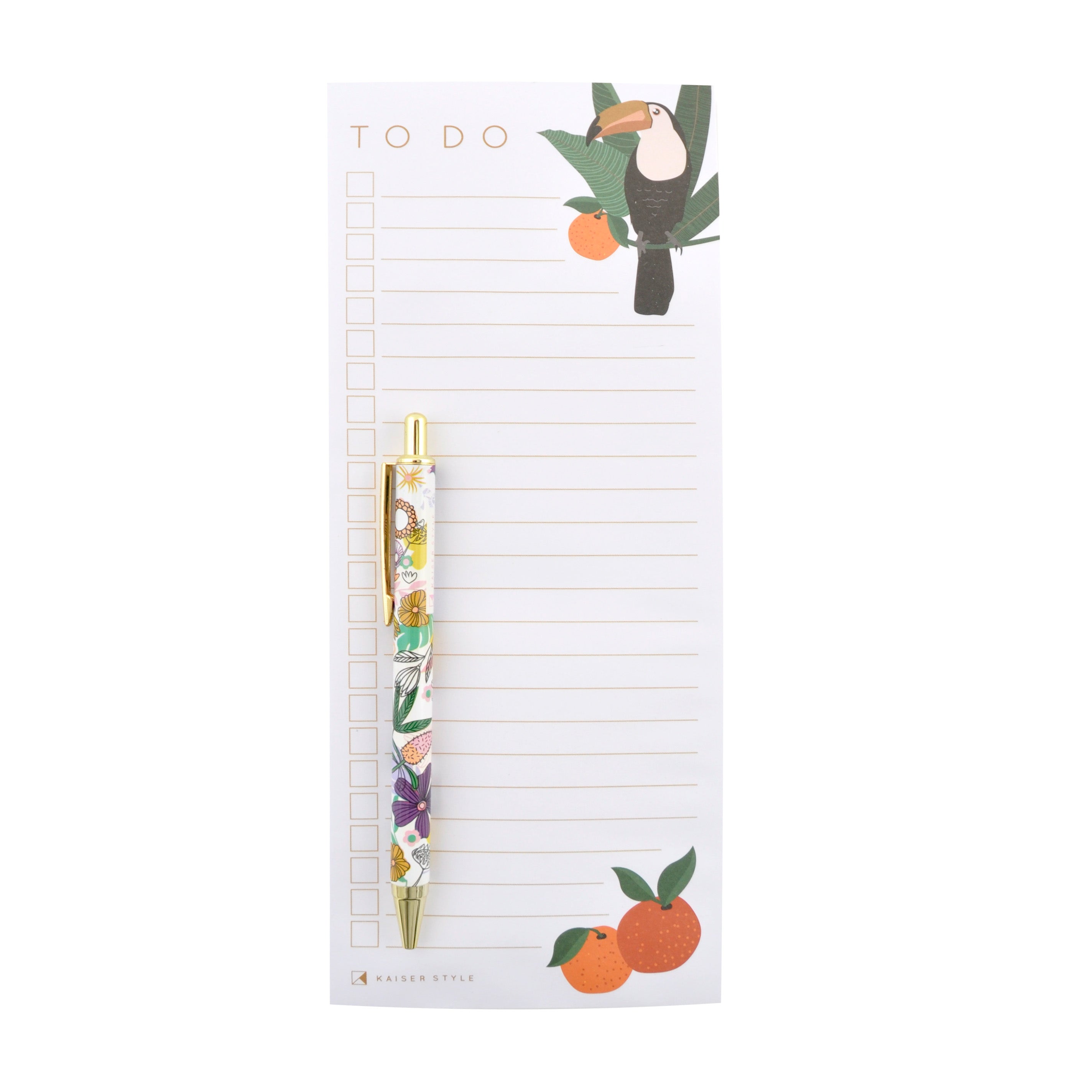 Notepad with Pen - TOUCAN